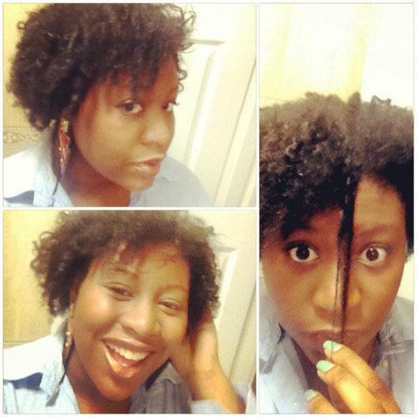 Twist Out On Blown Out Hair