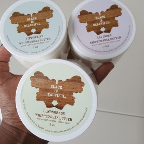 BGLH Marketplace whipped body butter samples