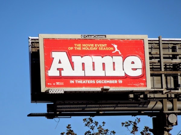 Annie 2014 movie billboard