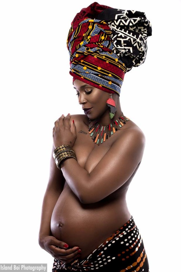 Mother to be: Jonelle B. Mua: Numa Asatou Sohna Headwrap/Accessories: Hadja Ndiaye