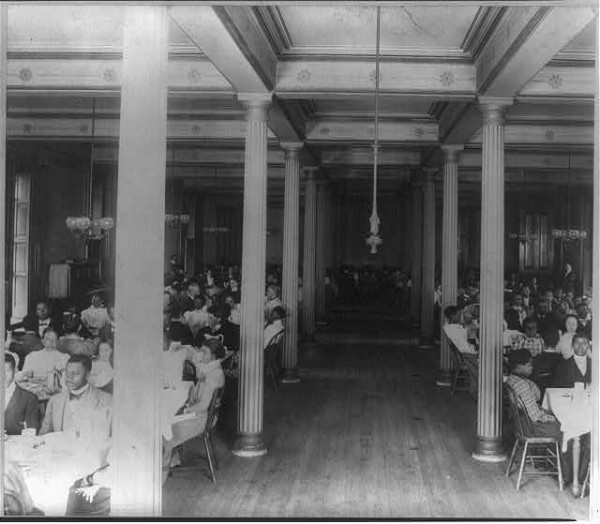 Fisk University, Nashville, Tenn., 1900 - dining hall