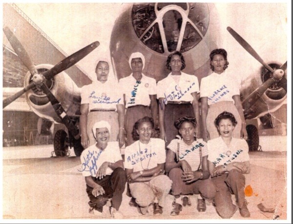 IAM members from District Lodge 751 were among the African-American Rosie the Riveters who played a large part in building planes during WWII. Source