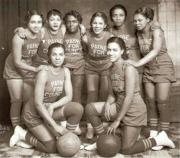 All black woman basketball team 1935: Columbus Ohio, taken by Prentice Polk