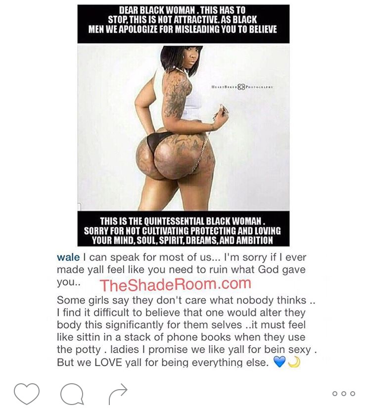 Black men ass pics Rapper Wale Apologizes To Black Women For Black Men S Role In Excessive Butt Enhancements Bglh Marketplace