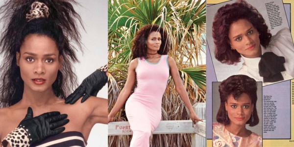 Left to right: Beauty shot for her portfolio, 1993; In Miami Beach; modeling for Black Elegance magazine, 1980. Photographs: Preston Phillips (Left), Courtesy of Tracey Norman (Remaining)