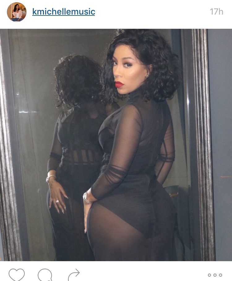 K. Michelle after her butt reduction. 