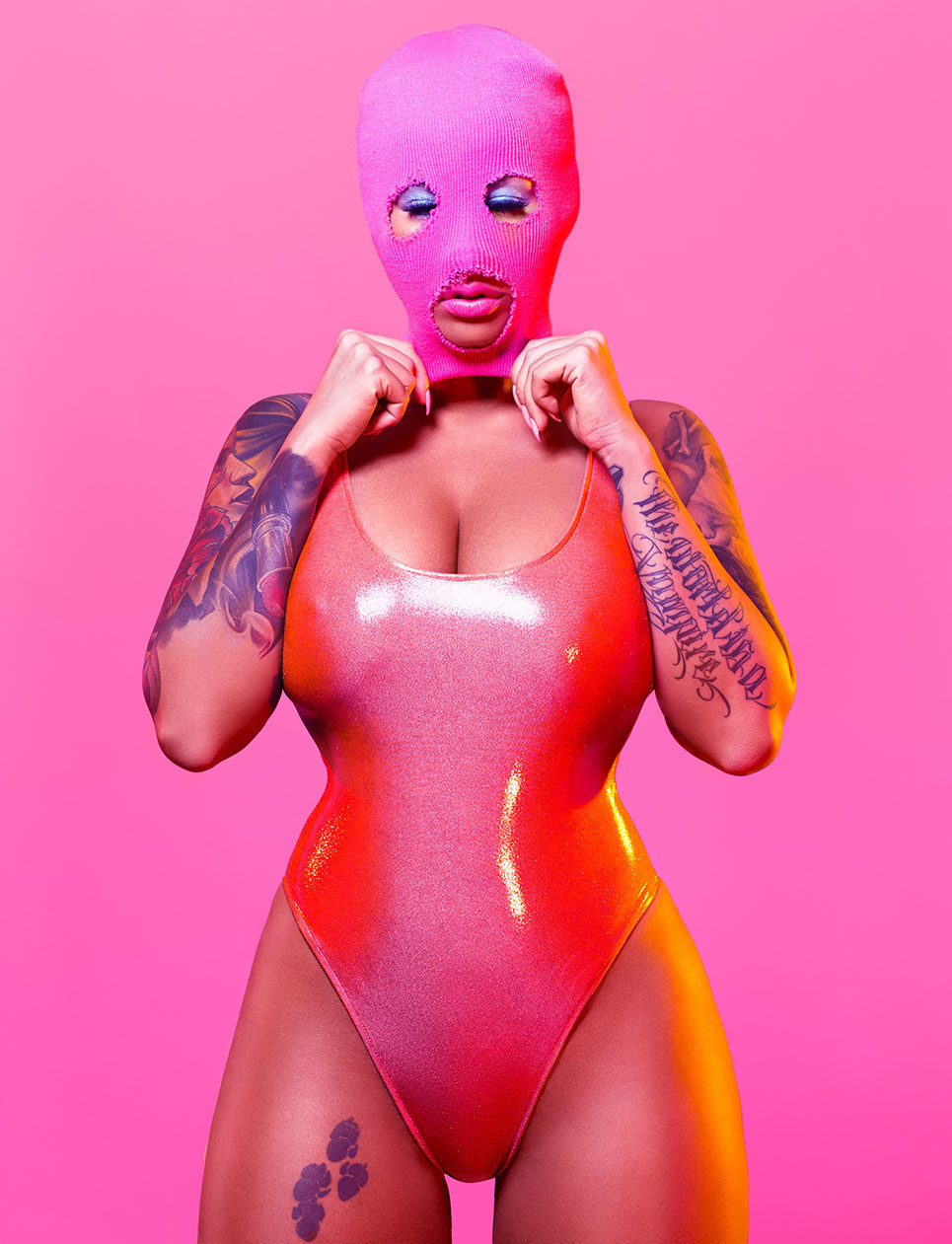 Amber Rose as Pussy Riot.