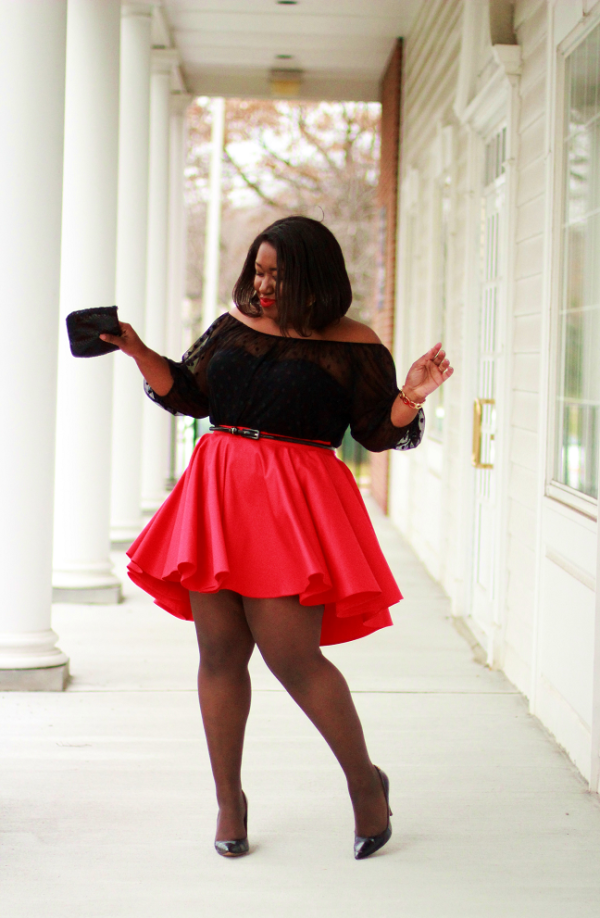 plus-size-red-skater-skirt-holiday-outfit-ideas-2014-curvy-fashion-blog