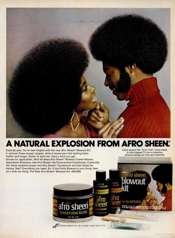 1972 afro sheen ad