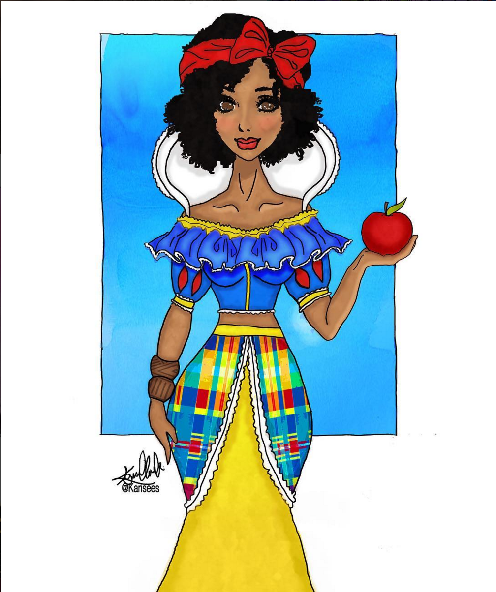 Afro Caribbean Snow White