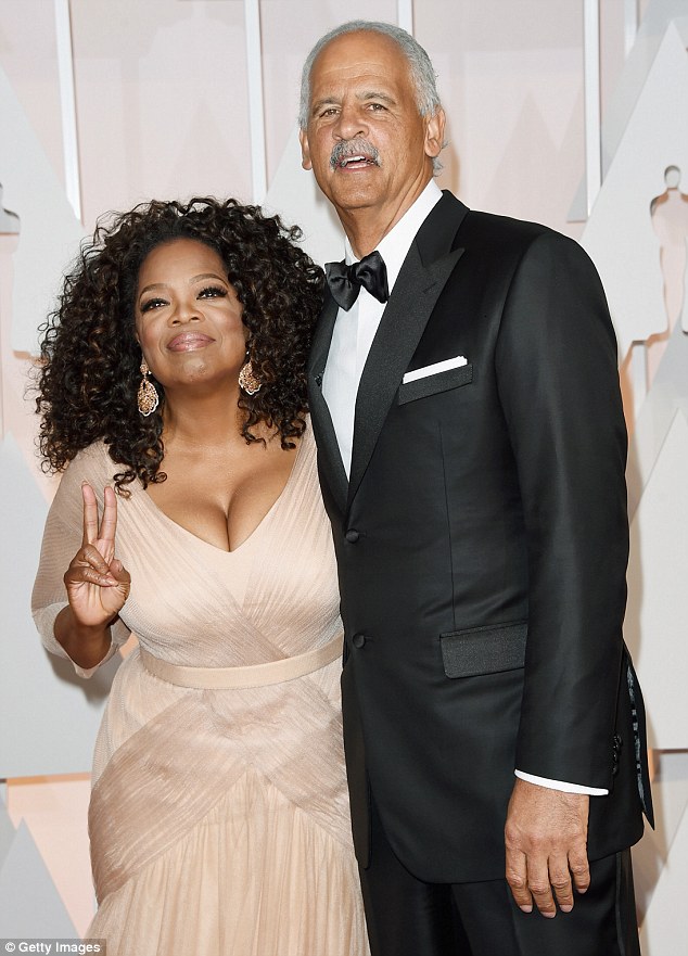 Oprah and Stedman. Source: Getty Images