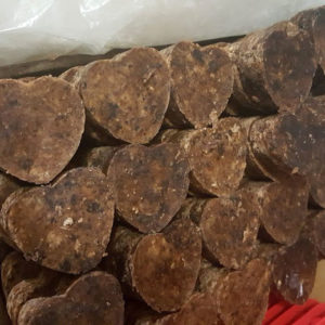 Heart-Shaped African Black Soap