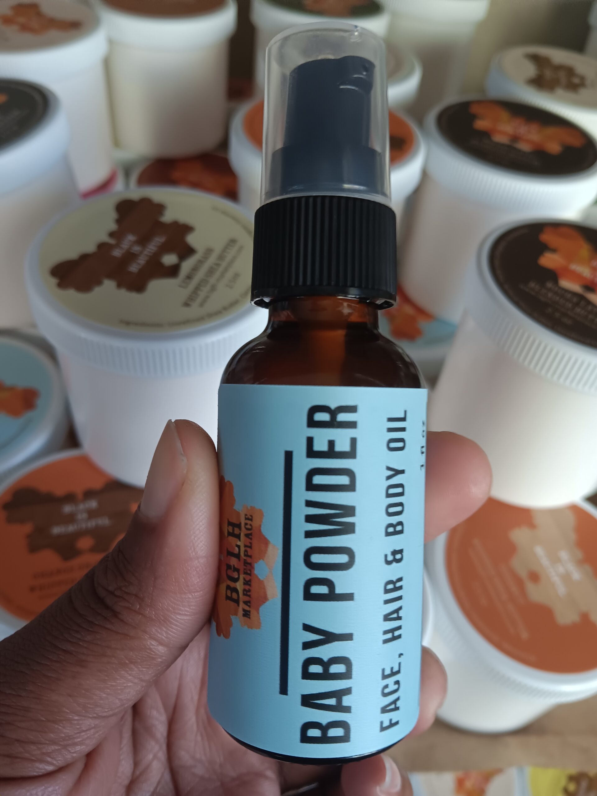 Baby Powder Hair & Body Oil