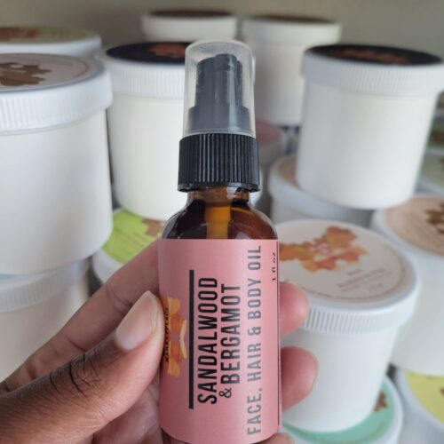 Sandalwood & Bergamot Hair & Body Oil